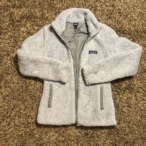 Patagonia Gray Fleece Jacket Full-Zip Warmth